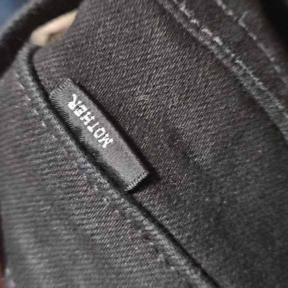 NWOT MOTHER The Tomcat Ankle Black Denim Buttonfly Stretch Jeans - Picture 11 of 16